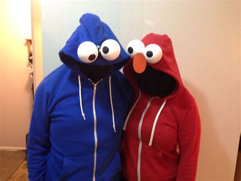 More images for women's cookie monster costume » Cookie Monster & Elmo Easy Halloween costume! (With images ...