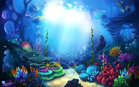 Underwater Day Underwater Painting Underwater Art Ocean Art