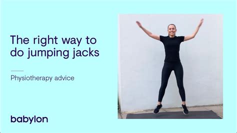 How To Do Jumping Jacks Properly Exercise At Home Youtube