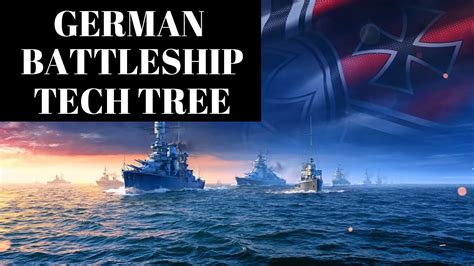 German Battleship Tech Tree World Of Warships Legends Youtube
