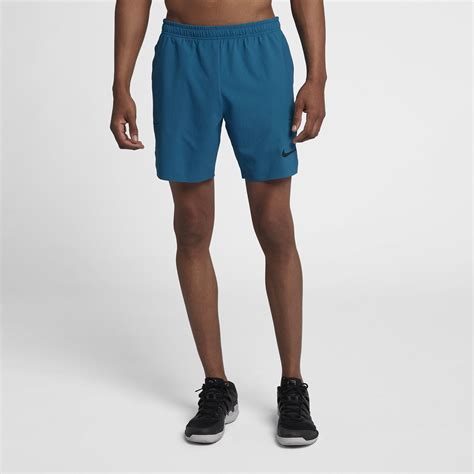 Nike Mens Court Flex Ace 7 Inch Shorts Green Abyssblack