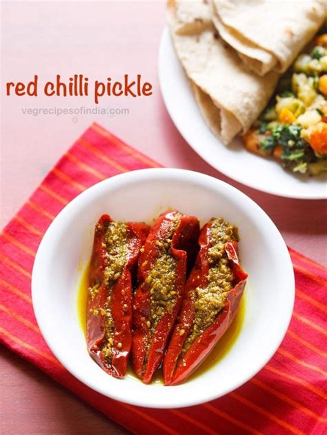 Red Chili Pickle Lal Mirch Ka Achar Dassanas Veg Recipes