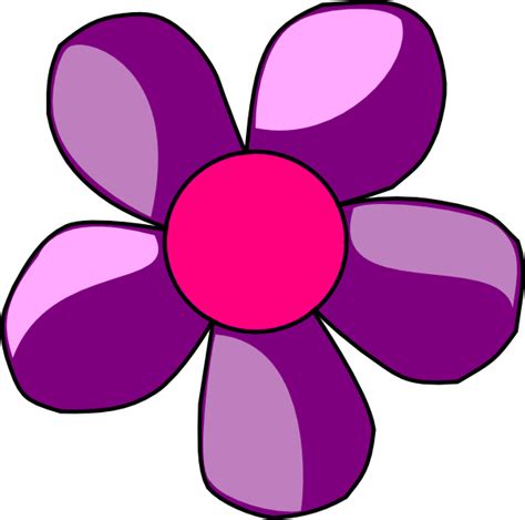 Purple Clipart Flowers Clipground