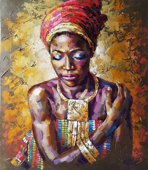 Viktorija Lapteva African Art Paintings African Women Painting