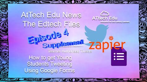 First, create a google form, your template and configure form publisher. The Edtech Files - AtTechEdu News - Ep 4 Supplement ...
