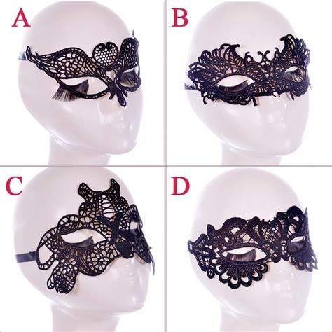 Black Lace Masks Sexy Women Adult Games For Couples Dance Party