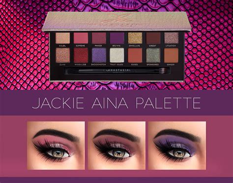 Jackie Aina Eyeshadow Palette Sims 4 Jackie Aina Sims 4 Cc Makeup