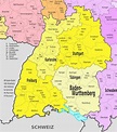 Deutschland Karte Baden Württemberg | Landkarte