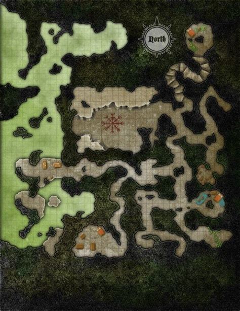 Goblin Cave Dnd Map D D Encounters Web Of The Spider Queen Weeks
