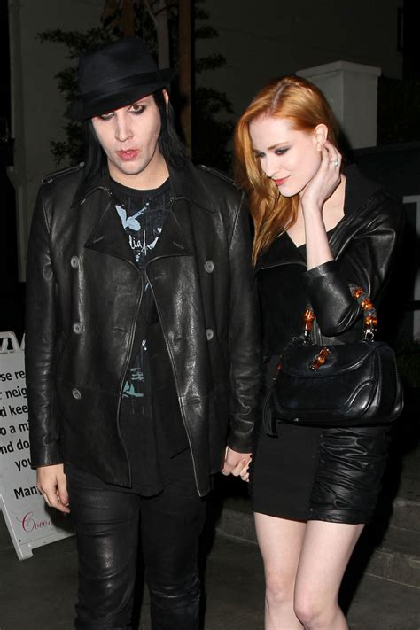 Photo Marilyn Manson Et Evan Rachel Wood à Los Angeles Purepeople