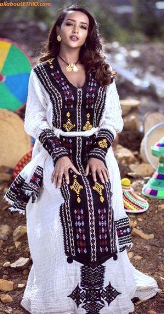 Ethiopian And Eritrean Habesha Traditional Dress Clothing Kemis Ph