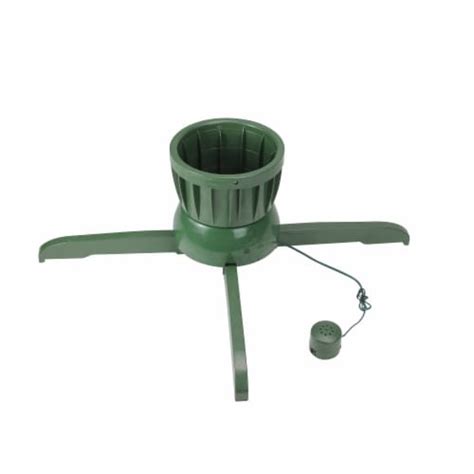 Northlight 24 Green Musical Rotating Christmas Tree Stand For Live