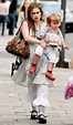 Helena Bonham Carter and little daughter Nell out in full bloom | Daily ...