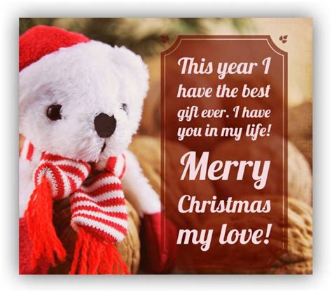 Romantic Christmas Greetings Wishes Cards For Lovers Xmax Chrismast