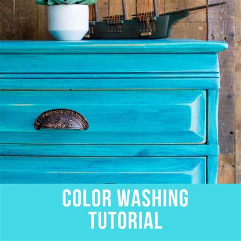 Back in the 1600s, if you got tired of your yellowing plaster walls, you'd enlist the village plasterer to slap on a fresh coating. Color Washing Technique for Painted Furniture • Roots ...