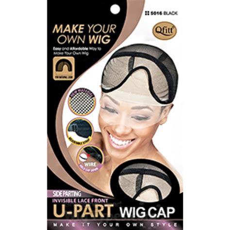 The Invisible Lace Front Side Parting U Part Wig Cap By Qfitt Is A Part Of Their Make Your Own