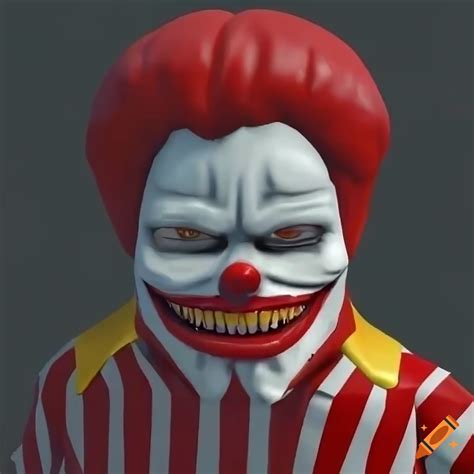 A Detailed Extreme Close Up Of Donarudo Makudonarudo Donald Mcdonald