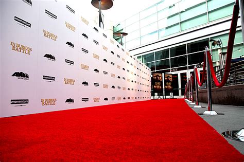 In Dubious Battle Hollywood Red Carpet Premiere Installation