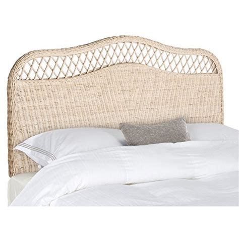 Natural fiber headboards look great in casual bedrooms or with a country design scheme. Amazon.com - Safavieh Home Collection Sephina White Washed ...