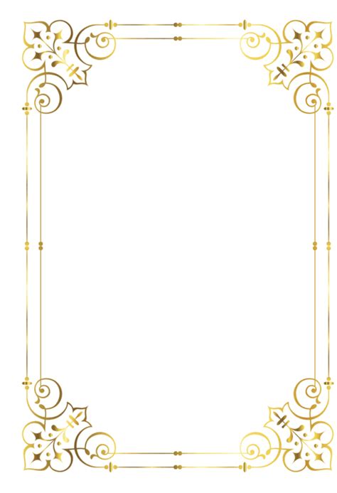Gold Royaltyfree Picture Picture Frame Transparent Image And