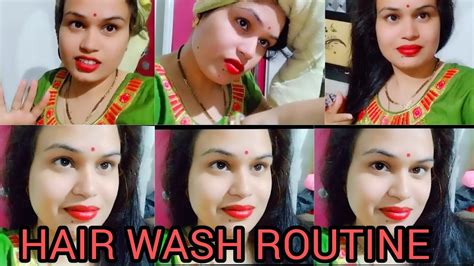 My Hair Wash Routine How To Wash Your Hair Real Sound Hair Wash Indian Vlogger Sneha Youtube