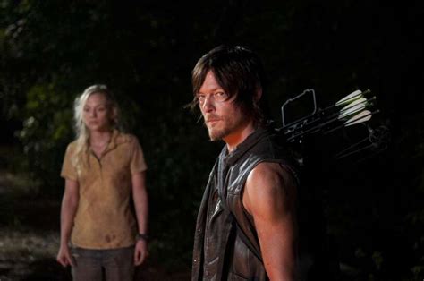 Beth Greene Emily Kinney And Daryl Dixon Norman Reedus The