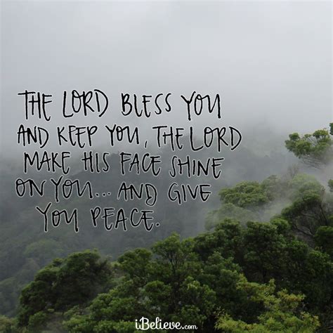 the lord bless you and keep you your daily verse