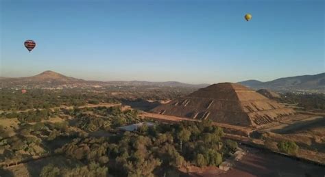 Hot Air Balloon Flight Over Teotihuacan Que Loco Tours