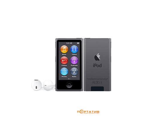 Mp3 плеєр Apple Ipod Nano 7gen 16gb Space Grey 2015 Mkn52 купити в