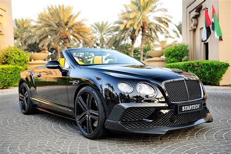Фотографии Bentley Startech Continental Gt роскошный черные