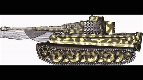 Ww2 Panzer German Tiger Camouflage 1 Camuflajes Panzer Tiger 1 Youtube