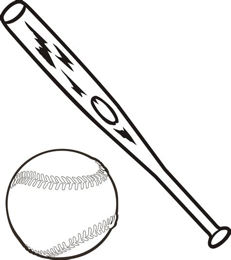 Picture Of Baseball Bat And Ball Clipart Best