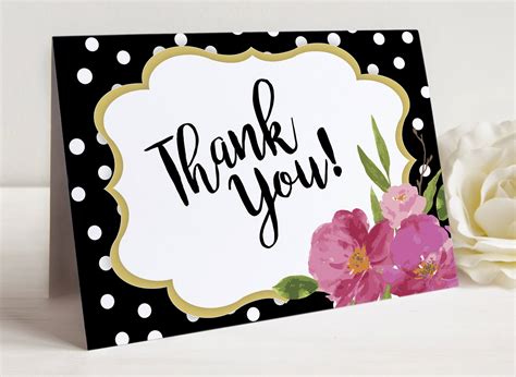 Thank You Note Cards Note Card Set Of With Envelopes Etsy