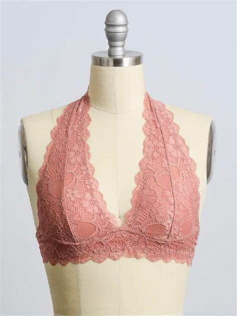 Lace Halter Top Bralette Etsy