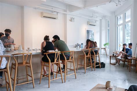 Apartment Coffee Minimalistic Cafe With Artisan Coffee Kopi Waffles