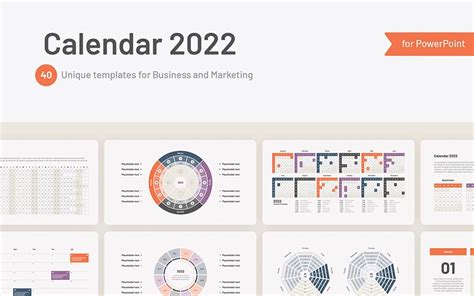 Calendar 2022 Templates For Powerpoint Templatemonster