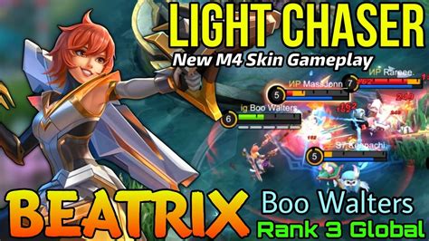 Light Chaser New M Skin Gameplay Top Global Beatrix By Boo Walters