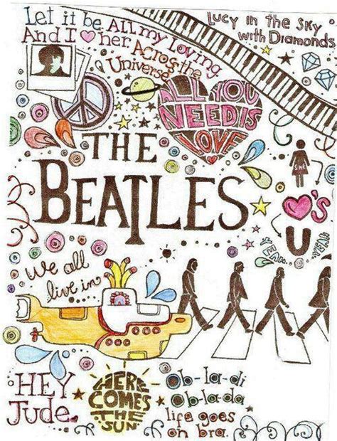 Fotos De La Biograf A Via Facebook Beatles Art Beatles Drawing