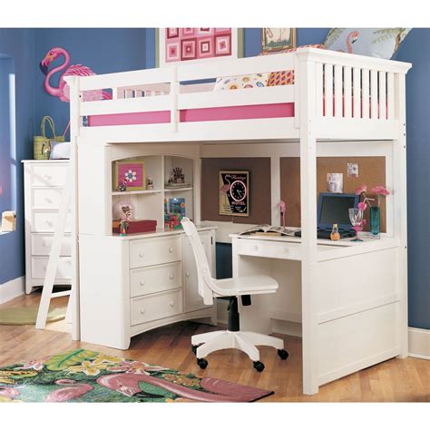 Loft Bed With Desk And Drawers Foter