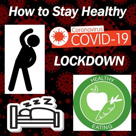 How to stay healthy at home during Covid-19 lockdown