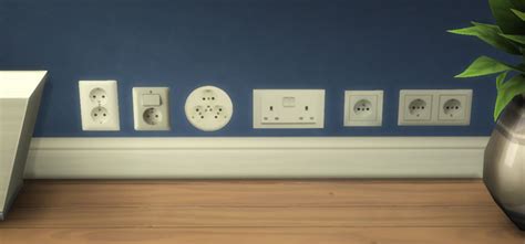 Sims 4 Cc Custom Light Switches And Wall Outlets All Free Fandomspot