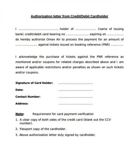Sample letter for disputing credit or debit card charges. 138+ Authorization Letters Samples Download FREE - Writing Letters Formats & Examples