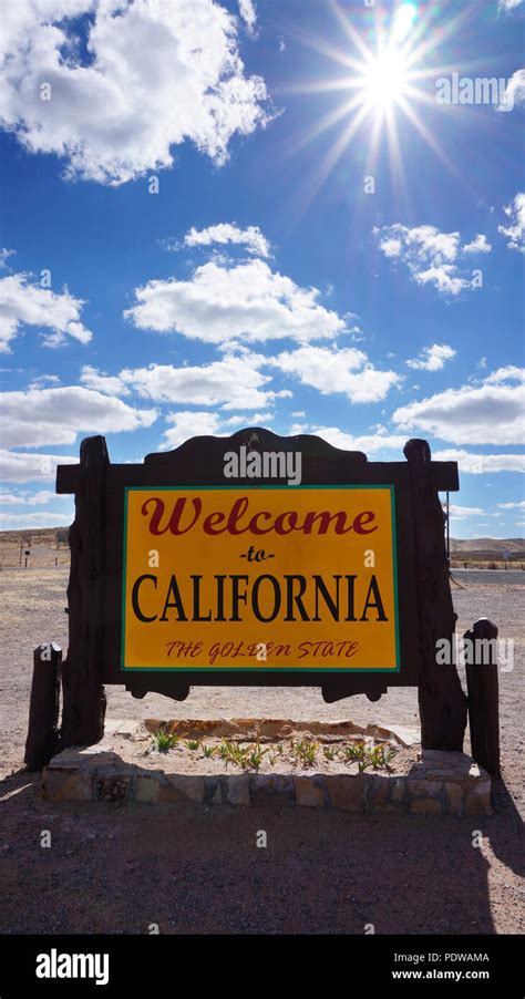 Welcome To California High Resolution Stock Photography And Images Alamy