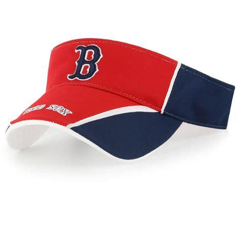 Mlb Boston Red Sox Segment Visor Adjustable Caphat By Fan Favorite