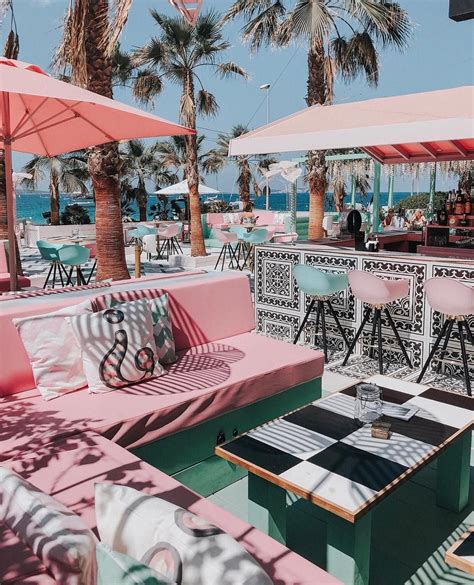 Pink Themed Ibiza Hotel Complete With A Heart Shaped Pool Floats Flower Walls And Flamingo