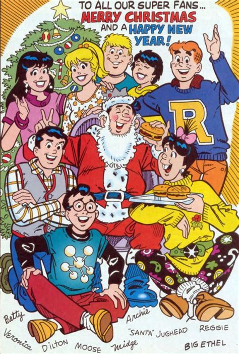 Happy New Year From The Archie Gang Archie Comic Books Vintage Comic Books Archie Comics