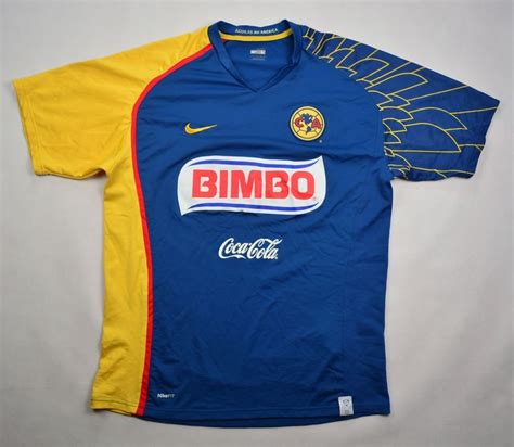New release club america away soccer jersey 2021/2022 men adult. 2007-08 CLUB AMERICA SHIRT L Football / Soccer \ Rest of ...