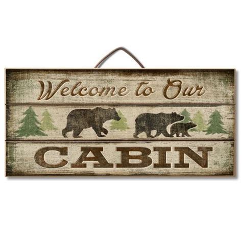Welcome To Our Cabin Sign Barn Wood Crafts Wood Pallet Signs Rustic