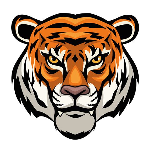 Tiger Head Vector Art Icons And Graphics For Free Download