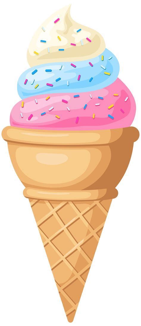 delicious ice cream cone clip art